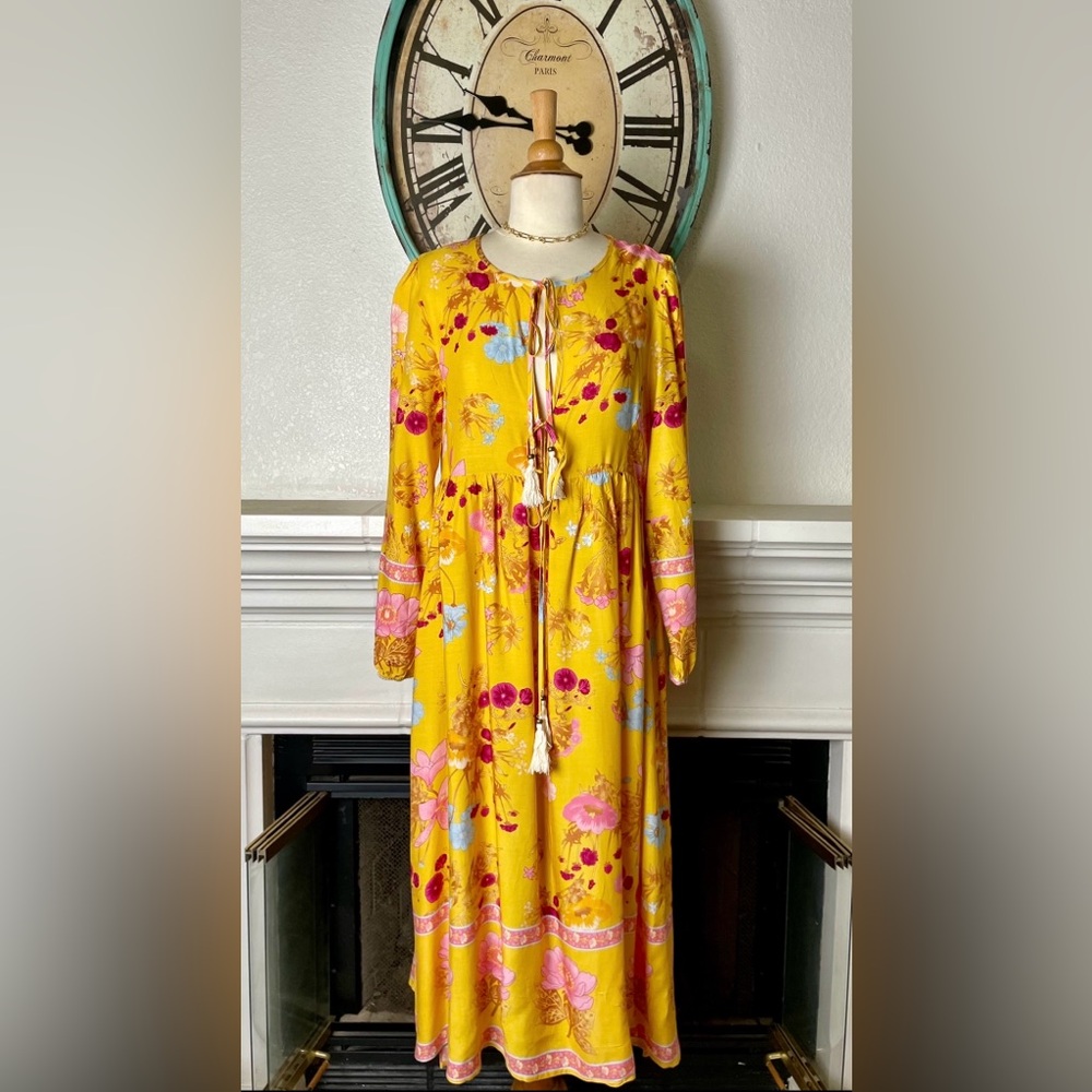 Goso Beautiful Yellow Maxi Dress
